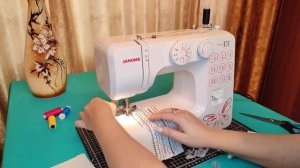 ОБЗОР _ ШВЕЙНАЯ МАШИНКА _ JANOME _ ВИД СТРОЧЕК _ ЛАПКА ОВЕРЛОЧНАЯ #оверлочнаялапка #своимируками.mp4