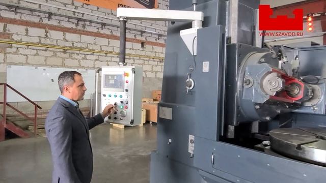 Зубофрезерный станок 53А11 Комсомолец || Russian gear hobbing machine Stanko 53A11 (D=1250 mm)