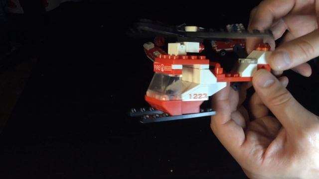 Lego совместимый конструктор BanBao, Пожарная команда Fire, Машинка, катер, вертолет 1223 А-129 смотреть онлайн