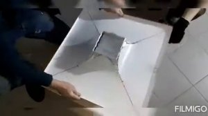Как поставить диффузор в потолок Армстронг