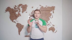 Обзор на деревянную карту мира Дедвлей от МастерКарт