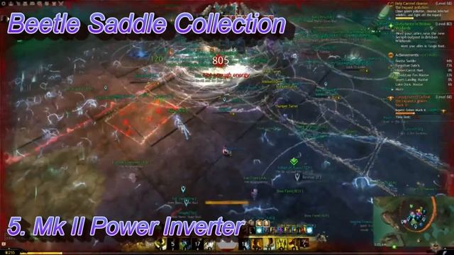 Guild Wars 2 Roller Beetle Mount Beetle Saddle Collection