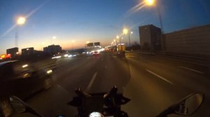 День 7 ноября, красный день календаря. Был. Nov 7 motorcycling @-2°C