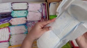 ☁Собираю прокладки в школу |сборы прокладок ☁ ? сборы прокладок на следующие месячные ?