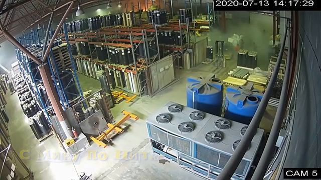 ПОЖАР НА СКЛАДЕ ЛАКОКРАСОЧНЫХ МАТЕРИАЛОВ.
