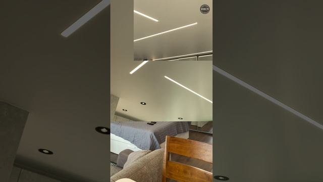 Световые линии.RGB лента.Натяжные потолки