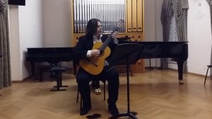 Vladimir Gapontsev plays "Snehg" (Snow) by Gene Pritsker - Russian premiere.