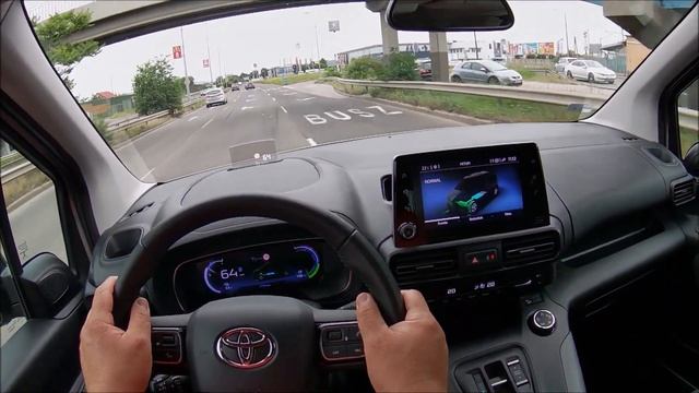 2023 Toyota Proace City Verso EV (Family Pack 136HP) / POV test drive, csak vezetés! смотреть онлайн