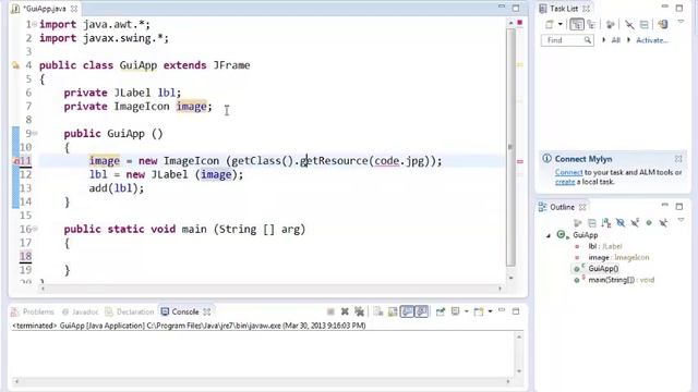 Java GUI Tutorial 3 - Adding Image смотреть онлайн