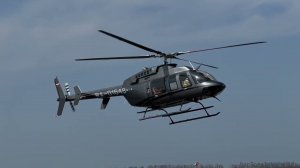 запуск и взлет вертолёта Bell407