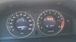 Volvo S80 3.2 acceleration 0 - 170