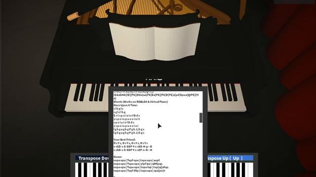 Музыка на пианино. ROBLOX. Я старался ;D смотреть онлайн