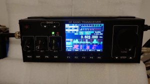 QRP SDR трансивер M0NKA mcHF. Прием на 80 метрах на ферритовую антенну.