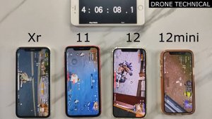 iPhone Xr vs 11 vs 12 vs 12mini Full Extreme BGMI Gaming Test iOS 16.2 | Surprising Results!!!