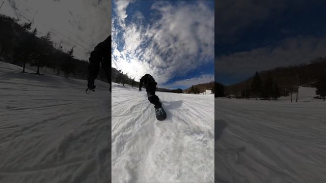 Snowboarding in Japan with GoPro max #snowboard #gopromax #japan