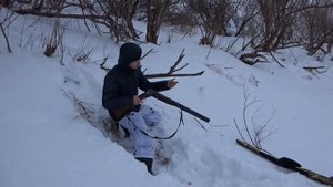 Связанная картечь самокрут 12 калибр Тест патронов