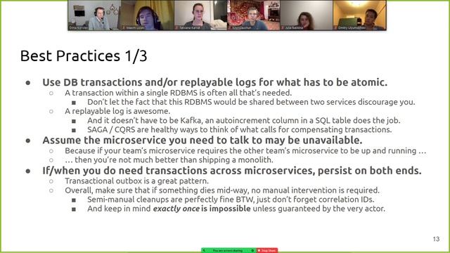 Those Dreaded Microservices :: System Design Meetup :: 2021-Dec-18 смотреть онлайн
