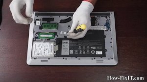 Dell Inspiron 15-5547 disassembly and battery replace, как разобрать и поменять батарею ноутбука