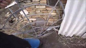 Хлам на участке , сбор .