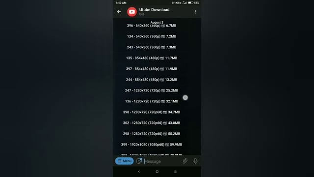 How To download YouTube video By using telegram bot ?? смотреть онлайн