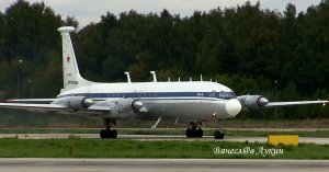 Взлёт, и посадка на трёх движках Ил-22М RF-94417 Тренировочный полёт