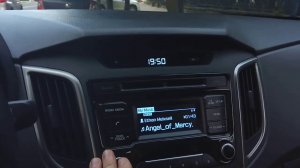 Как записать музыку с флешки в память магнитолы Hyundai Creta