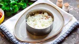 Салат Мимоза с копченой рыбой