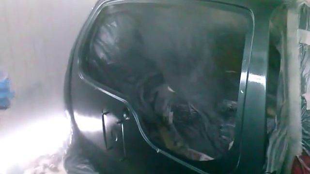 Шевроле Нива замена и покраска двери багажника смотреть онлайн