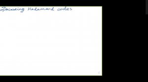 Error correcting codes. Lecture 7 (27/11/2020)