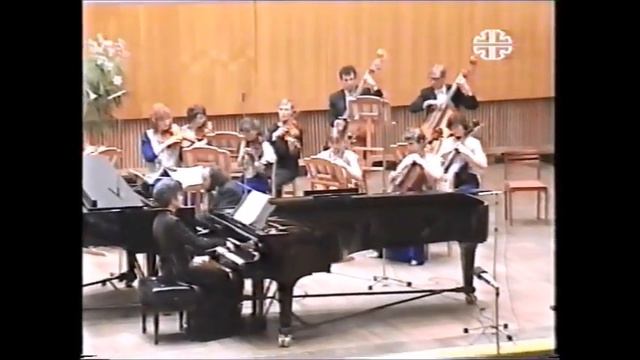 Bach Concerto for 2 Harpsichords in C minor, BWV 1060 Mikhail Arkadev Larisa Markosian смотреть онлайн
