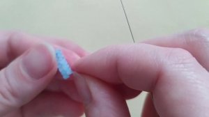 Серьги из бисера - голубая бахрома.  Beaded earrings - blue fringe.