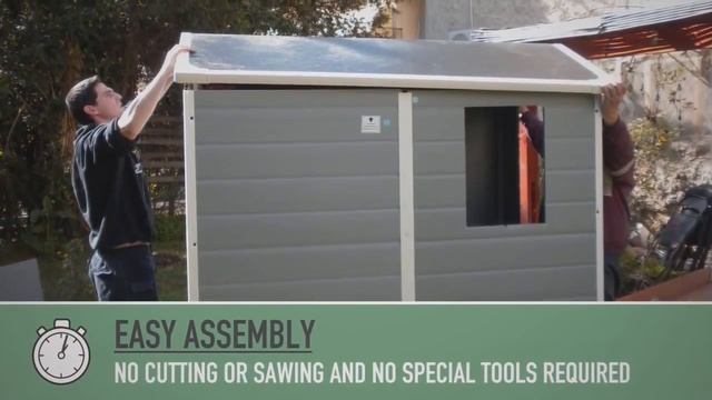 Пластиковый сарай Keter Manor 6X5DD смотреть онлайн