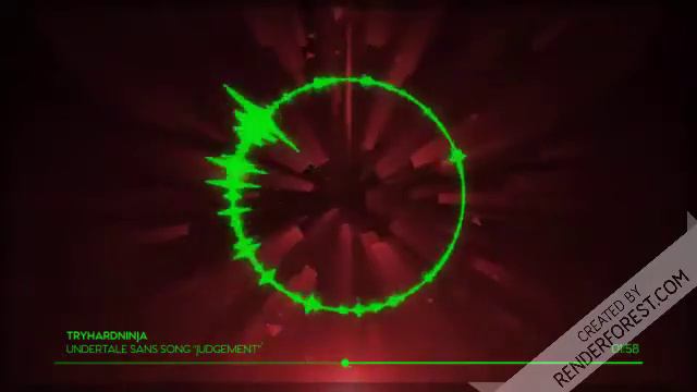 TryHardNinja || UNDERTALE SANS SONG "Judgement" || Audio Spectrum смотреть онлайн