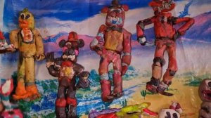 Аниматроники, видеолепка,обзор фигурок с пластелина