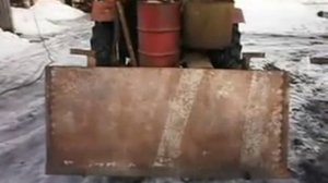 Снегоуборщик из трактора Т-16. Мини трактор для расчистки от снега