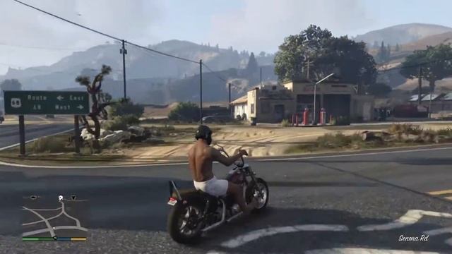 Терминатор Франклин за рулем мотоцикла когда немного пьяный ?✌️ смотреть онлайн