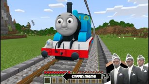 I found Thomas the Tank Engine in Minecraft - Coffin Meme