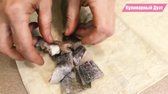 Съедаются подчистую! Ленивые Пирожки с Рыбой в духовке.  Вкусный и простой Ужин из рыбы.