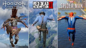 Прыжки с самых высоких точек в 25 различных играх