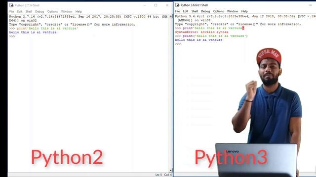 PYTHON 2 VS. PYTHON 3