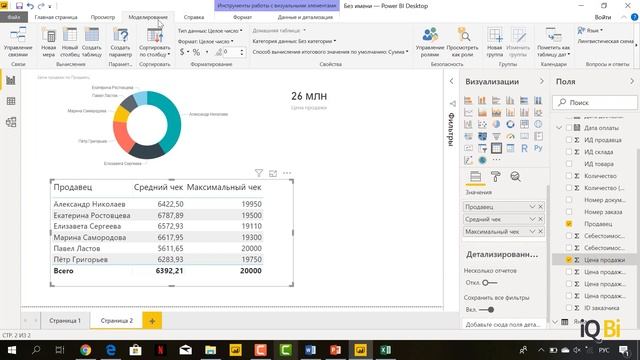 Power BI. Создание интерактивного отчета.