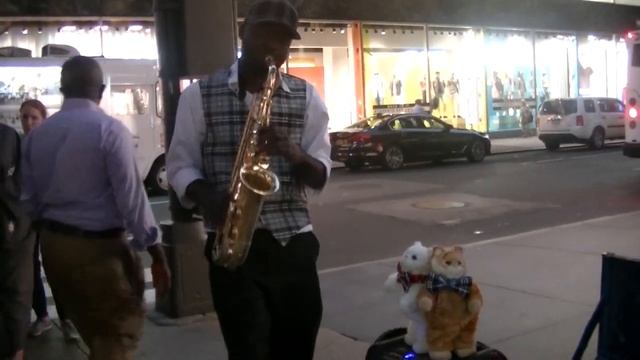 Careless Whisper- John LaughterDaddy (NYC Street Preformer) смотреть онлайн
