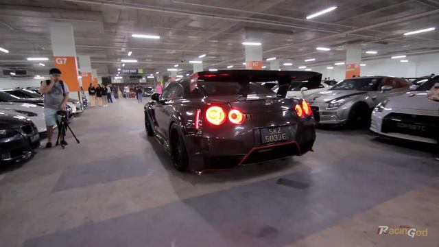 Full Carbon Fiber GTR Up Close - SIN Underground смотреть онлайн