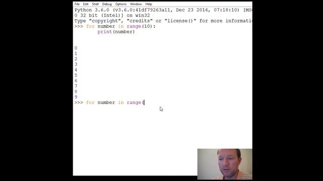 Python Basics Range function with a for loop