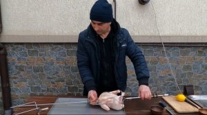 Утка и Курица на вертеле на правильном мангале от МАСТЕРСЕРЖ