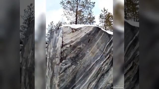 МРАМОРНЫЕ  КАРЬЕРЫ  РУСКЕАЛА В КАРЕЛИИ  ЗАДОЛГО ДО ЛЕТА?