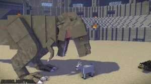 T-Rex/Tyrannosaurus Rex vs Modern Animals | Minecraft Animation