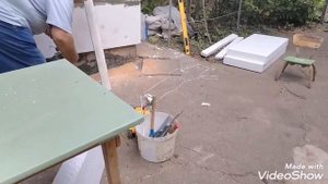 Процесс утепления начат. Что, как и чем?! Пенопласт 10 см для утепления дома.