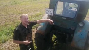 Трактор т 40 с дистанционным управлением