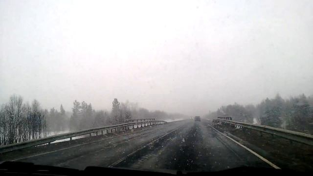 Метель в апреле - трасса на Мурманск (short) смотреть онлайн